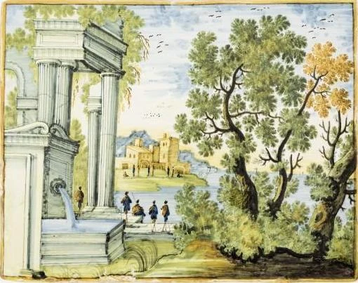 1618-Francesco Grue - Paesaggio